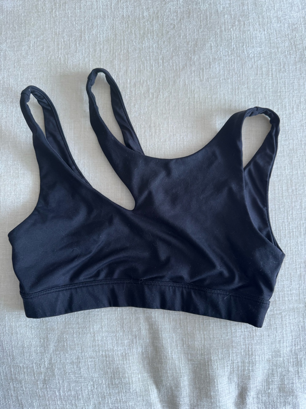 Alo yoga asymmetrical Black Women's Sports Bra